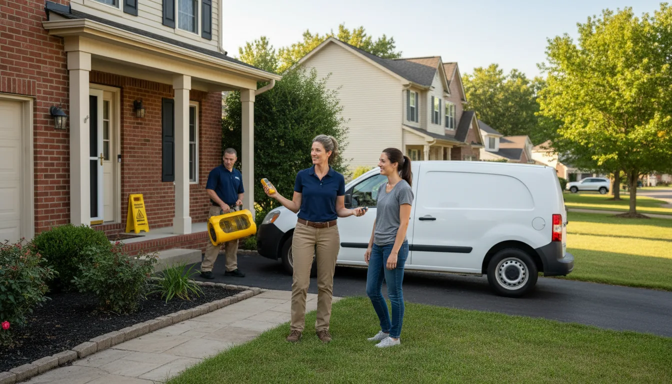 Water restoration image for Water Damage & Restoration Services in Kendleton, TX
